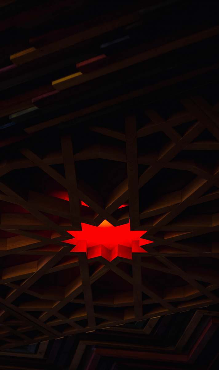 star symbol beige and red digital wallpaper pattern